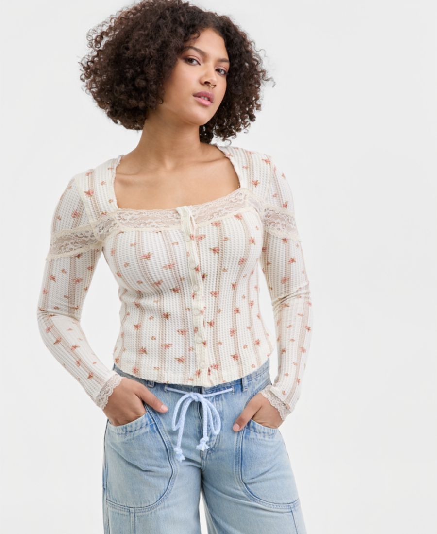 Женская блузка с принтом "Lets Party" Free People, Tea Combo
Женская блузка с принтом "Lets Party" Free People, Tea Combo