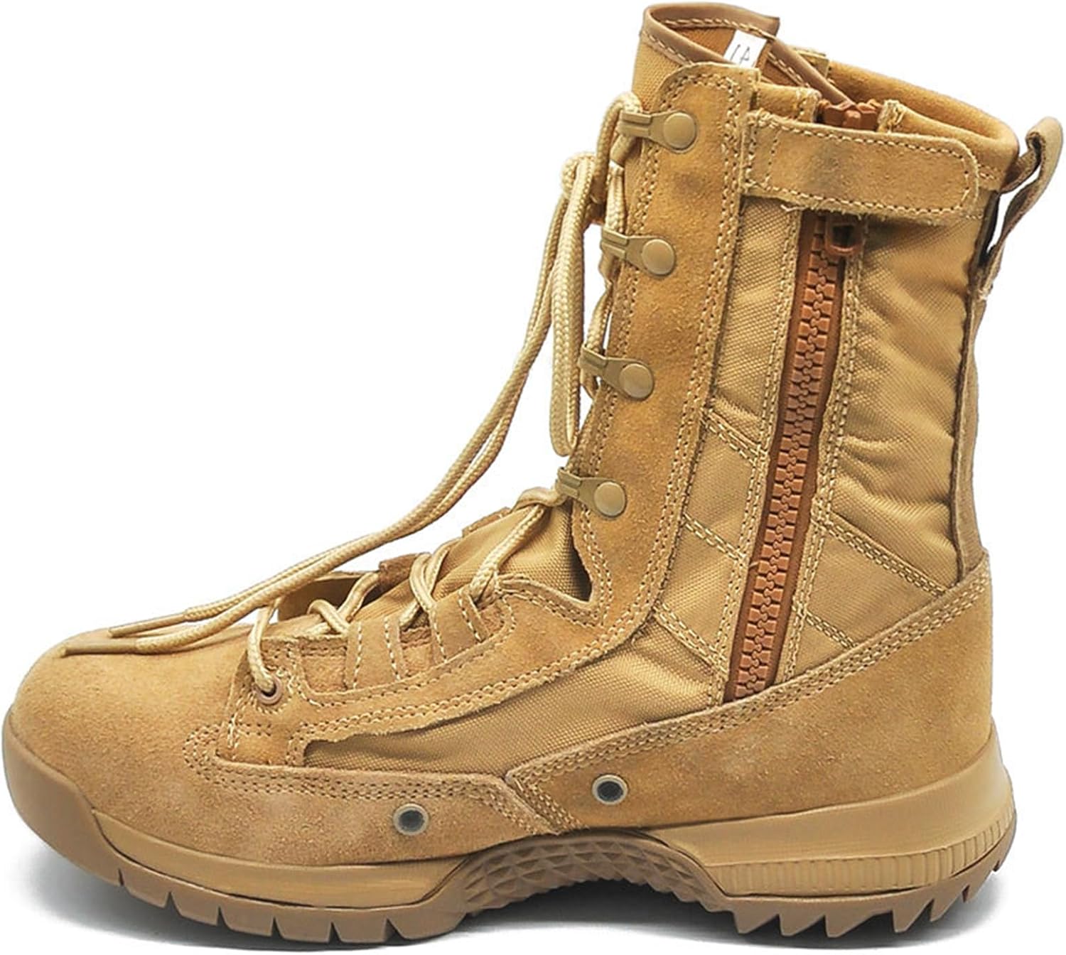 Мужские тактические военные ботинки 20 см с боковой молнией, пустынные боевые ботинки, легкие, противоскользящие и водонепроницаемые походные ботинки Abborora, Sand
Мужские тактические военные ботинки 20 см с боковой молнией, пустынные боевые ботинки, легкие, противоскользящие и водонепроницаемые походные ботинки Abborora, Sand