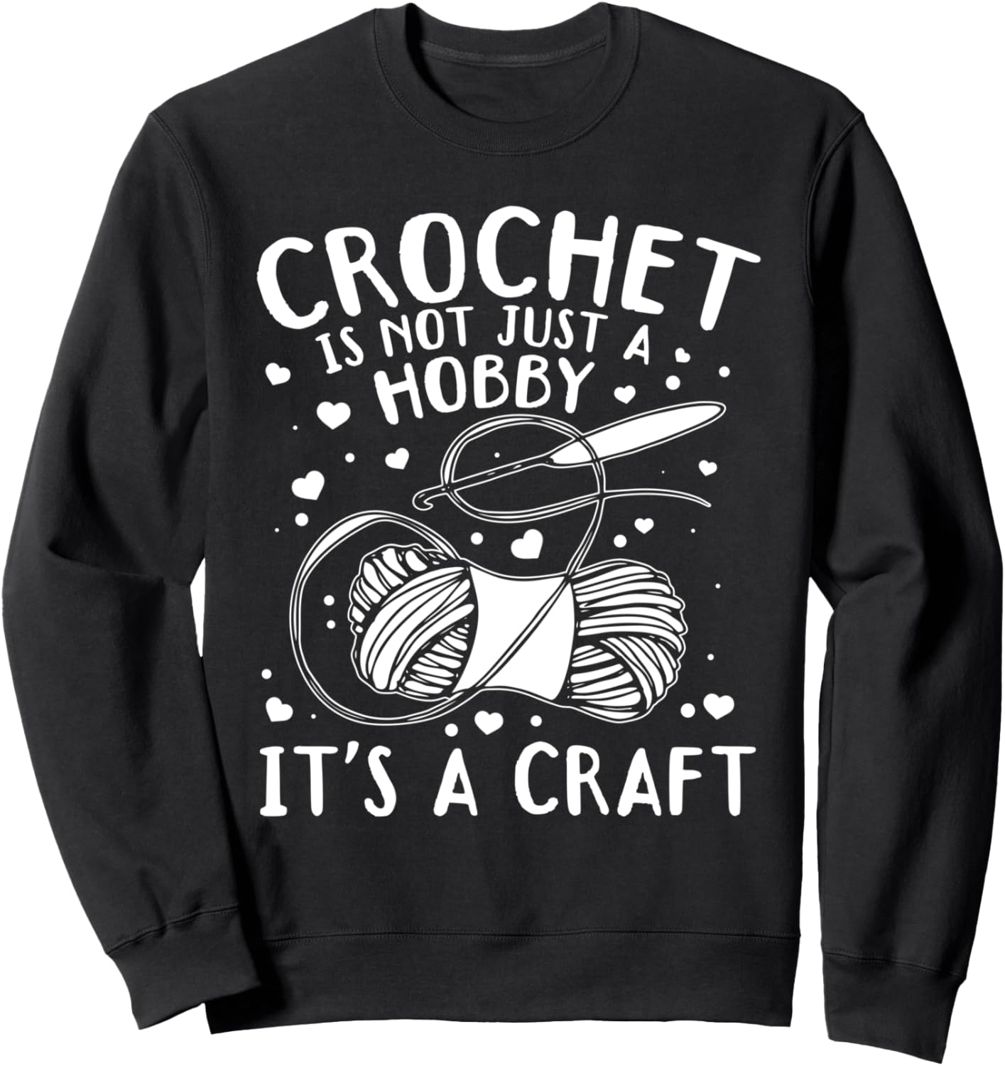 Вязание крючком - это не просто хобби, это ремесло - Вязание крючком. Толстовка Crocheting Crocheter Crochet Lover, черный
Вязание крючком - это не просто хобби, это ремесло - Вязание крючком. Толстовка Crocheting Crocheter Crochet Lover, черный