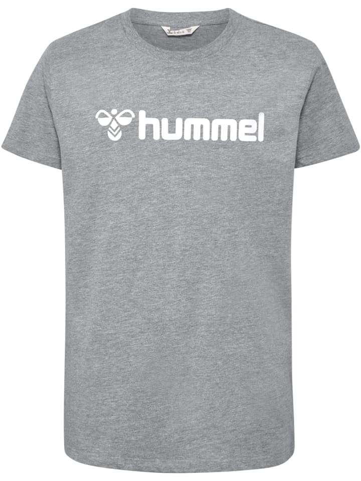 Футболка с принтом логотипа из органического хлопка серого цвета Hummel
Футболка с принтом логотипа из органического хлопка серого цвета Hummel