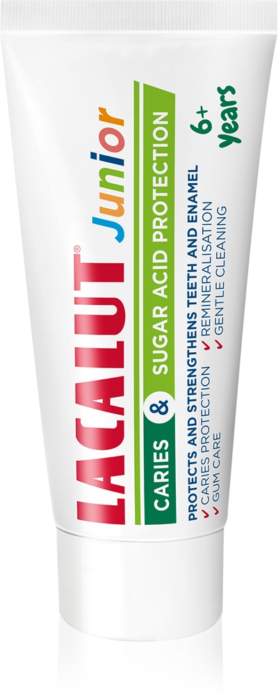 Зубная паста Junior с защитой от сахара и кислоты для детей Lacalut, 6+ years 55 мл
Зубная паста Junior с защитой от сахара и кислоты для детей Lacalut, 6+ years 55 мл