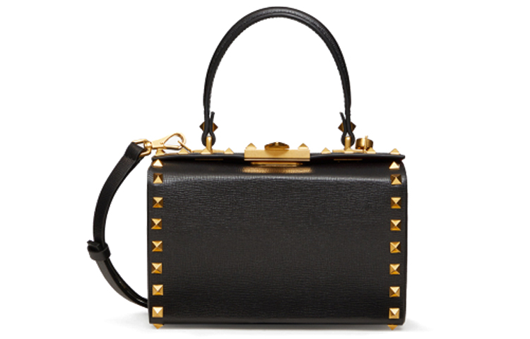 ROCKSTUD ALCOVE Сумка-бокс из зернистой телячьей кожи, Женская черная сумка через плечо, Кроссбоди Valentino
ROCKSTUD ALCOVE Сумка-бокс из зернистой телячьей кожи, Женская черная сумка через плечо, Кроссбоди Valentino