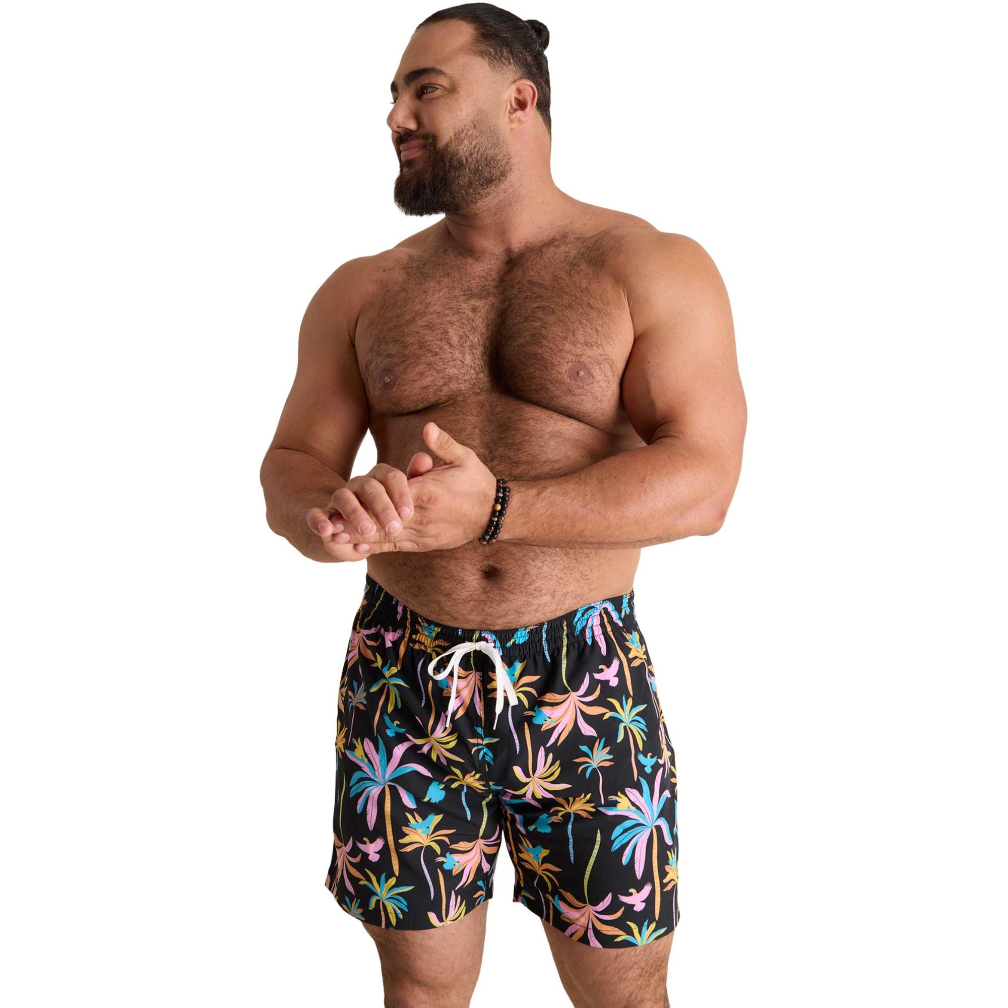 Мужские классические плавки Black Light Nights с подкладкой, ширина 5,5 дюймов. Chubbies, Black Neon Palms
Мужские классические плавки Black Light Nights с подкладкой, ширина 5,5 дюймов. Chubbies, Black Neon Palms