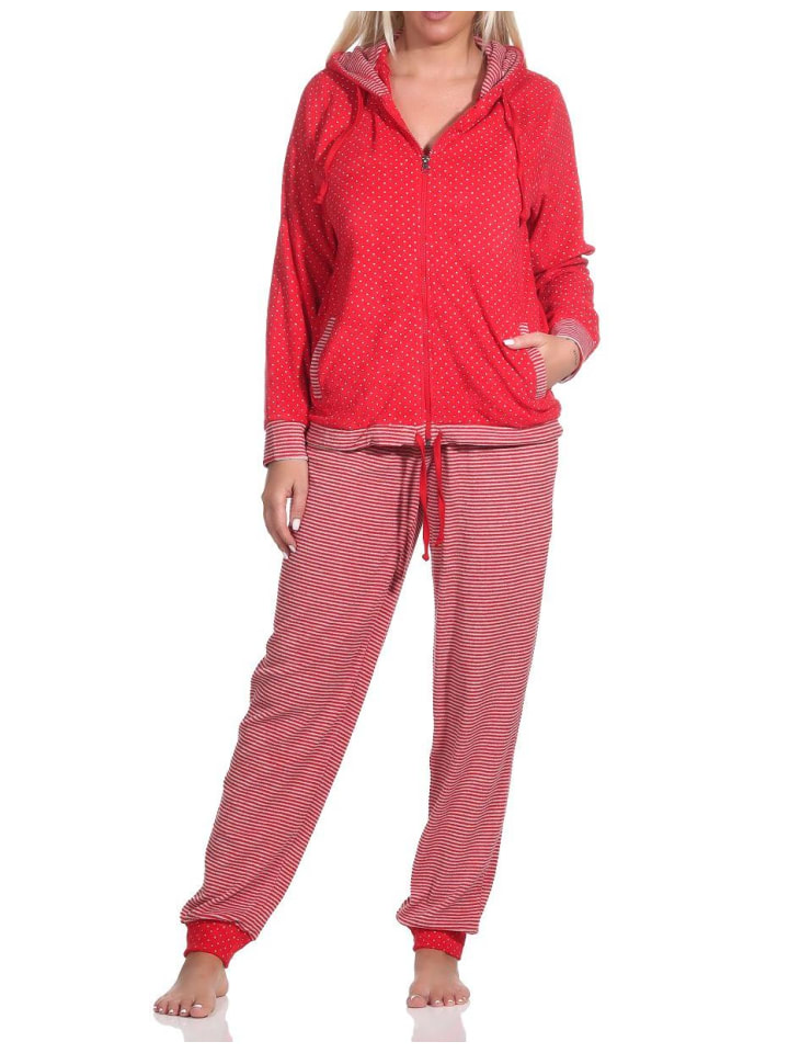 NORMANN Комплект домашней одежды из махровой ткани с манжетами, в горошек и полоску - 76828, в разных цветах
NORMANN Комплект домашней одежды из махровой ткани с манжетами, в горошек и полоску - 76828, в разных цветах