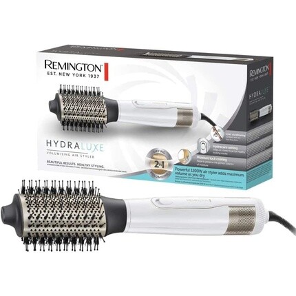 Hydraluxe Ionic Hot Air Brush 2In1 Фен и средство для увеличения объема 1200 Вт — As8901, Remington
Hydraluxe Ionic Hot Air Brush 2In1 Фен и средство для увеличения объема 1200 Вт — As8901, Remington