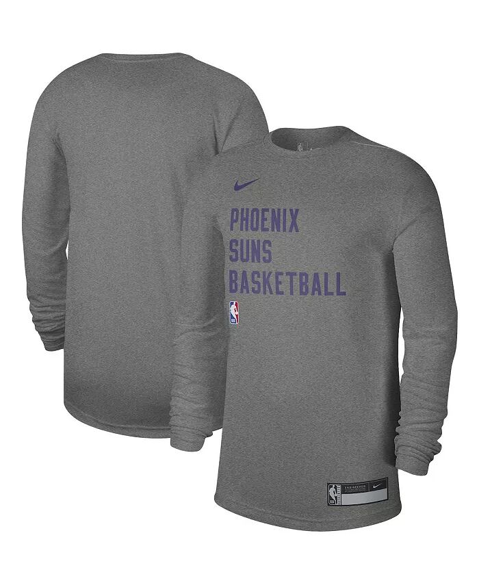 Мужская и женская футболка Heather Gray Phoenix Suns 2023 Legend On-Court Practice с длинным рукавом Nike
Мужская и женская футболка Heather Gray Phoenix Suns 2023 Legend On-Court Practice с длинным рукавом Nike