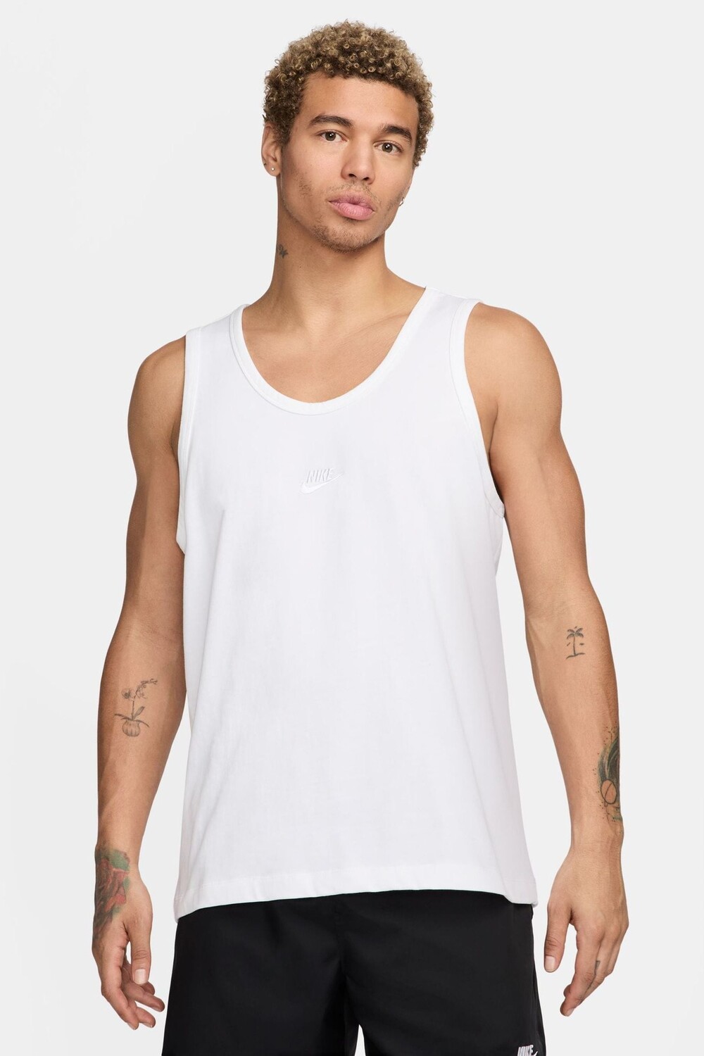 Спортивная одежда премиум класса, жилет из 100% хлопка Nike, белый 
Спортивная одежда премиум класса, жилет из 100% хлопка Nike, белый