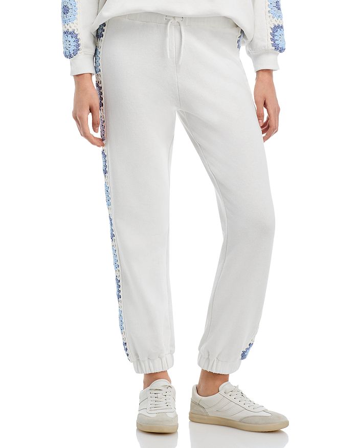 Джоггеры с кружевной отделкой Vintage Havana, белый 
Джоггеры с кружевной отделкой Vintage Havana, белый