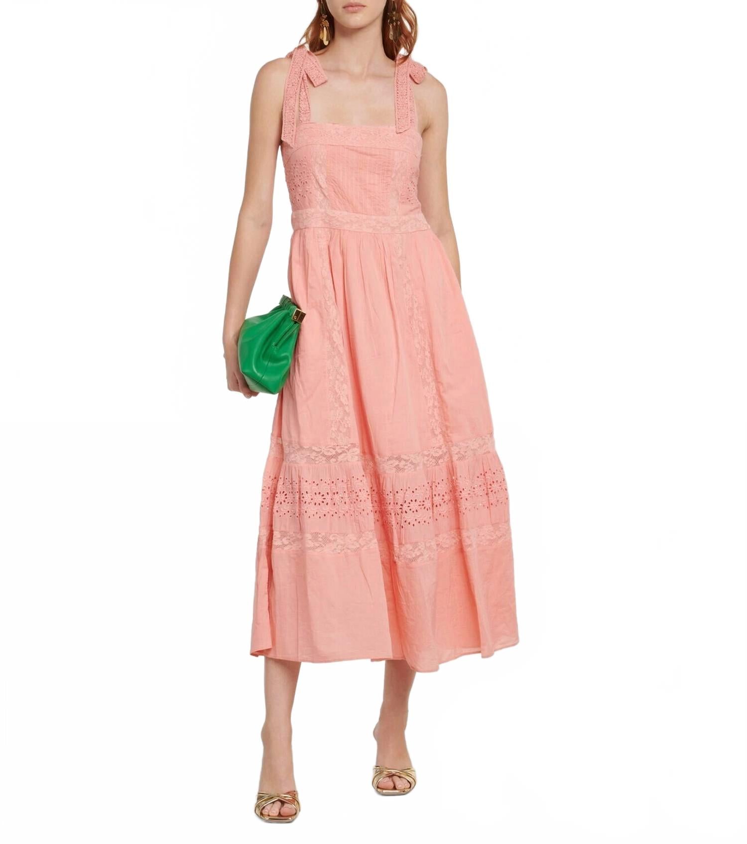 Платье Ayala в миллениал розовом LoveShackFancy
Платье Ayala в миллениал розовом LoveShackFancy