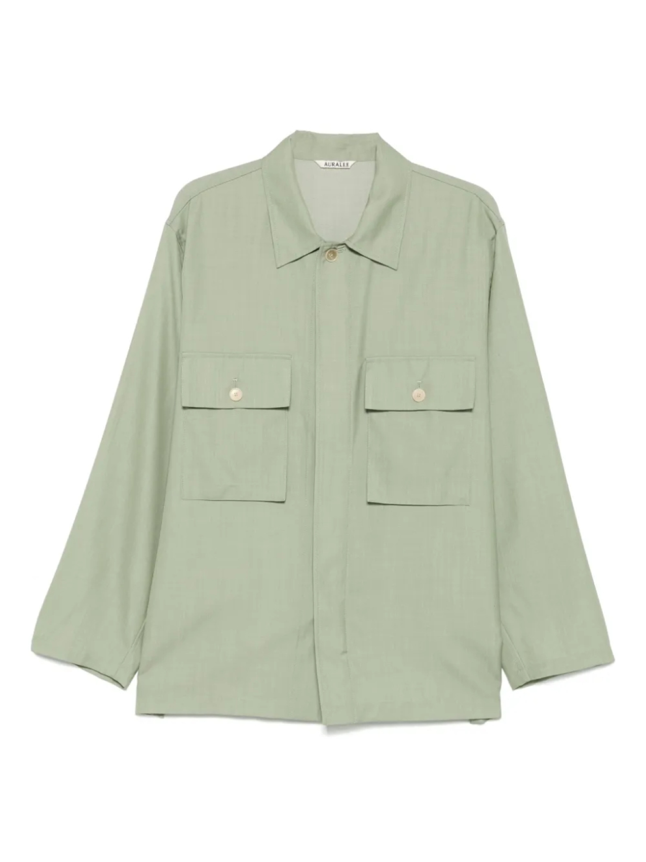 Шерстяная рубашка Auralee, зеленый
Шерстяная рубашка Auralee, зеленый