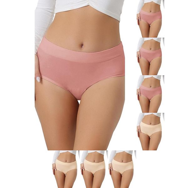 8 пар женских дышащих трусов Cotton Comfortable Stretch 3 слоя High Waist Inspire Chic, Dark Pink Beige
8 пар женских дышащих трусов Cotton Comfortable Stretch 3 слоя High Waist Inspire Chic, Dark Pink Beige