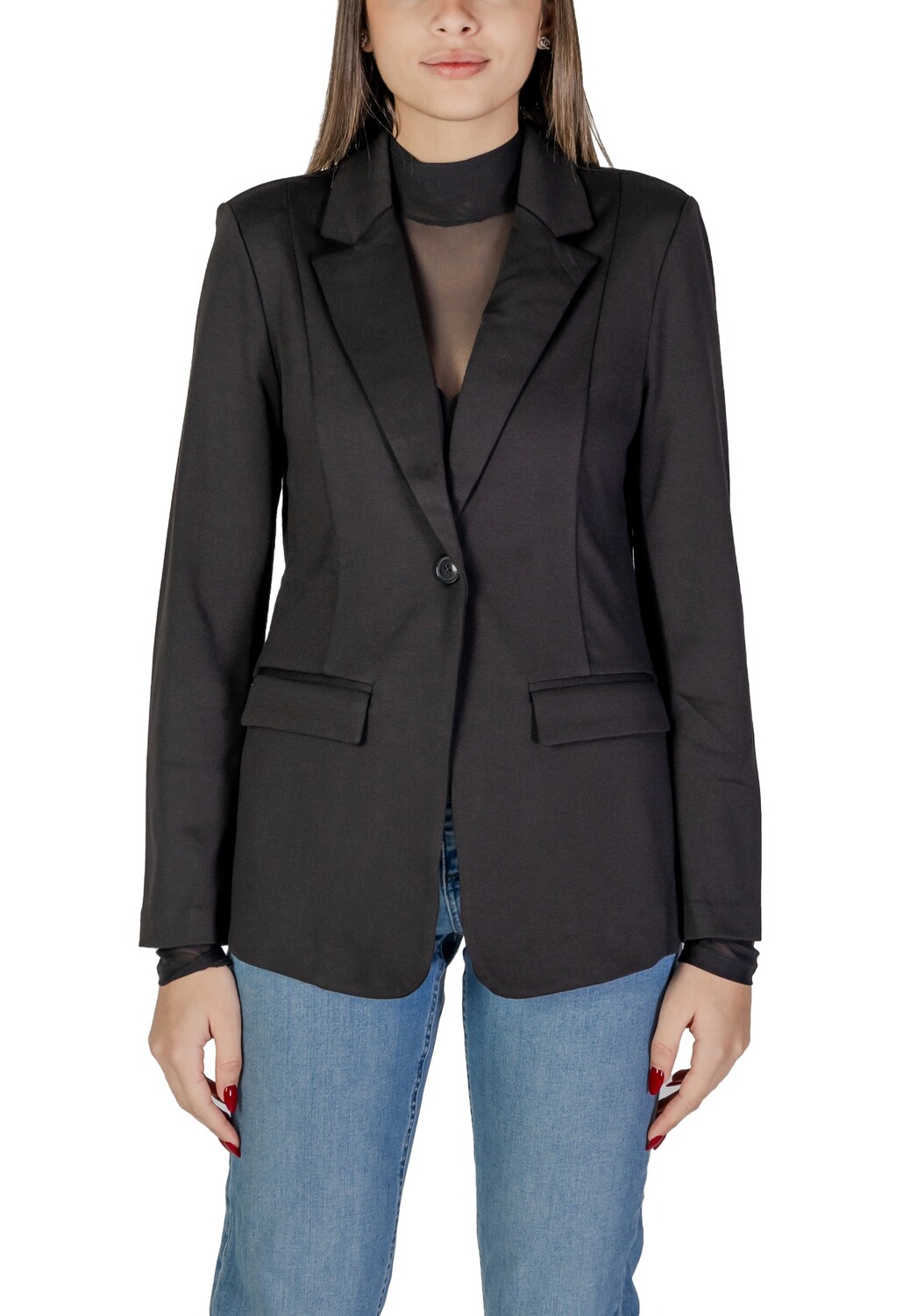 Пиджак Ichi приталенный, черный
Пиджак Ichi приталенный, черный