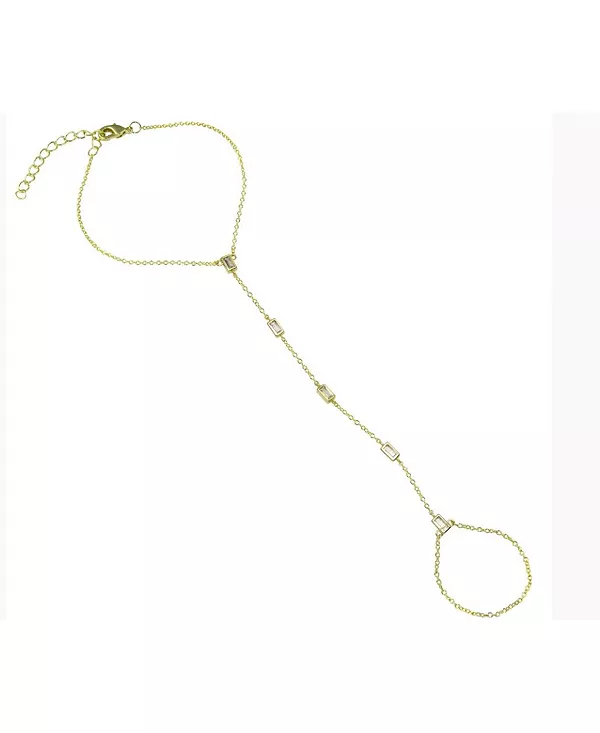 Цепочка на руку из желтого золота с акцентами из кубических цирконий огранки «багет» Etoielle, gold
Цепочка на руку из желтого золота с акцентами из кубических цирконий огранки «багет» Etoielle, gold