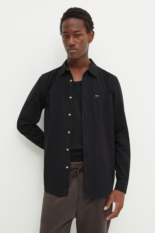 Хлопковая рубашка Guess Jeans, черный
Хлопковая рубашка Guess Jeans, черный