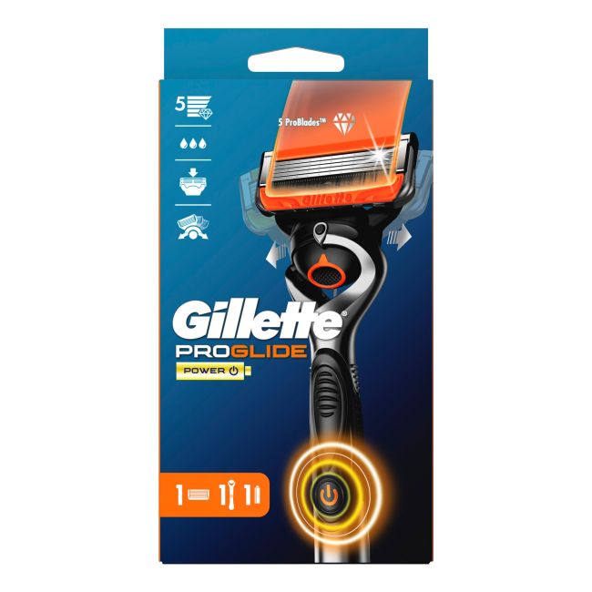 Бритва Fusion Proglide Power и 1 сменная головка Gillette
Бритва Fusion Proglide Power и 1 сменная головка Gillette