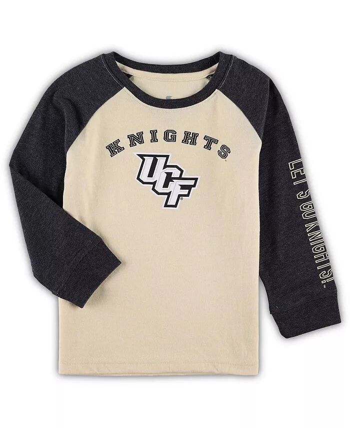 Футболка UCF Knights Two-Hit с длинным рукавом и реглан для мальчиков и девочек золотистого и угольного цвета Colosseum
Футболка UCF Knights Two-Hit с длинным рукавом и реглан для мальчиков и девочек золотистого и угольного цвета Colosseum