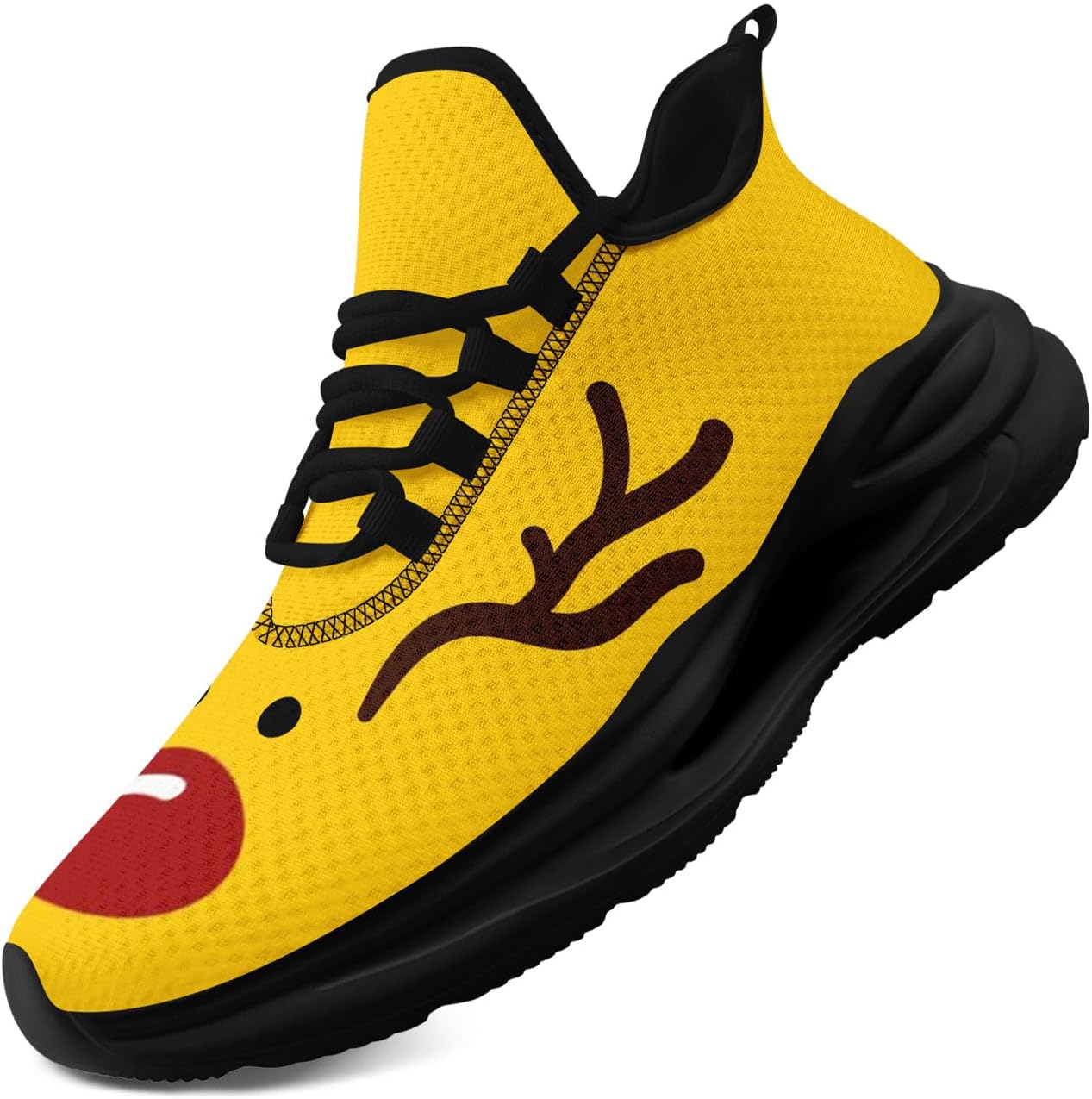 Легкие кроссовки AWSOLE для бега на Рождество для мужчин и женщин с дышащей сеткой, спортивные и ходовые тренеры, черный/красный/желтый/коричневый
Легкие кроссовки AWSOLE для бега на Рождество для мужчин и женщин с дышащей сеткой, спортивные и ходовые тренеры, черный/красный/желтый/коричневый