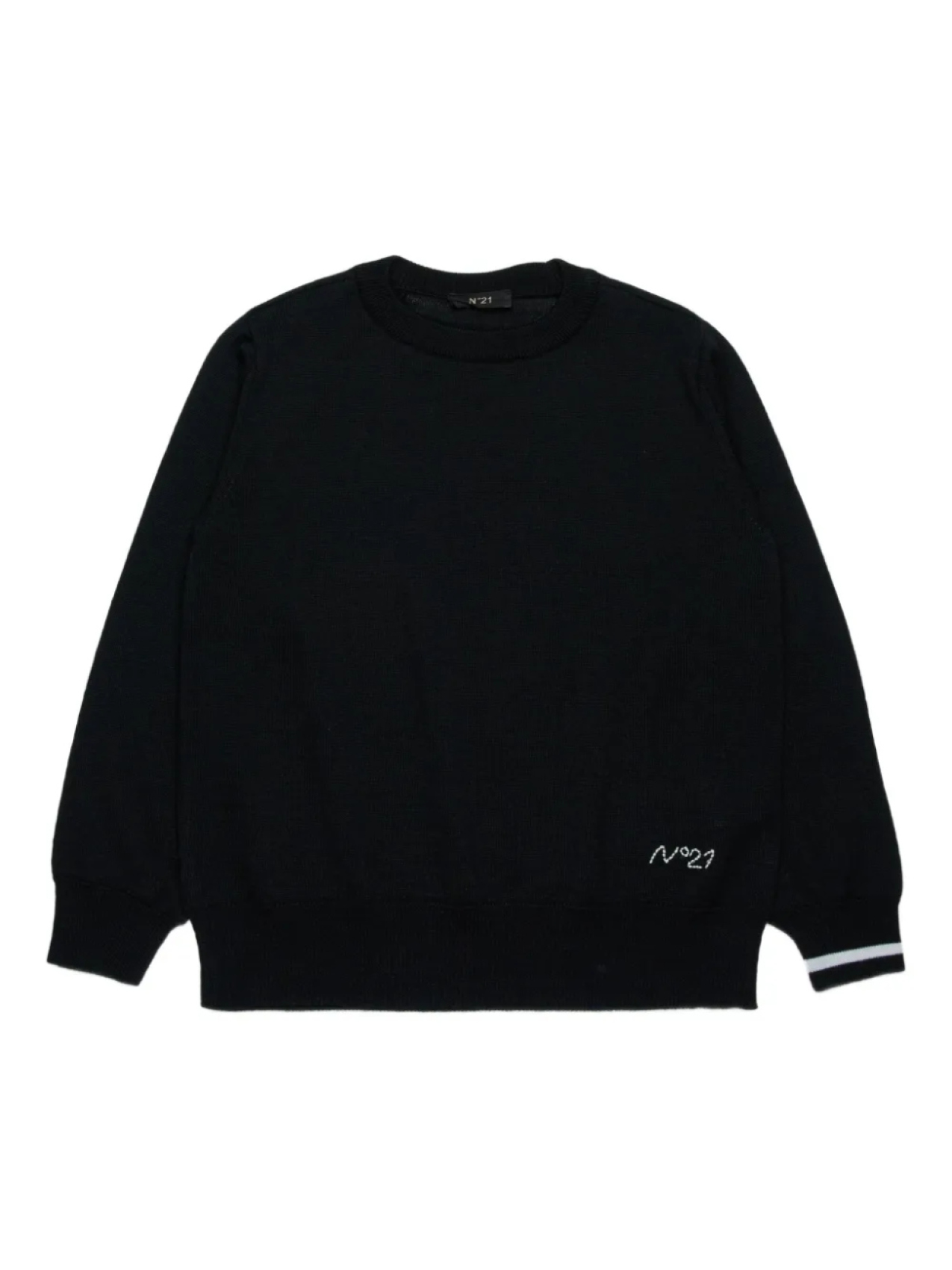 Nº21 Детский джемпер с вышитым логотипом Nº21 Kids, черный
Nº21 Детский джемпер с вышитым логотипом Nº21 Kids, черный