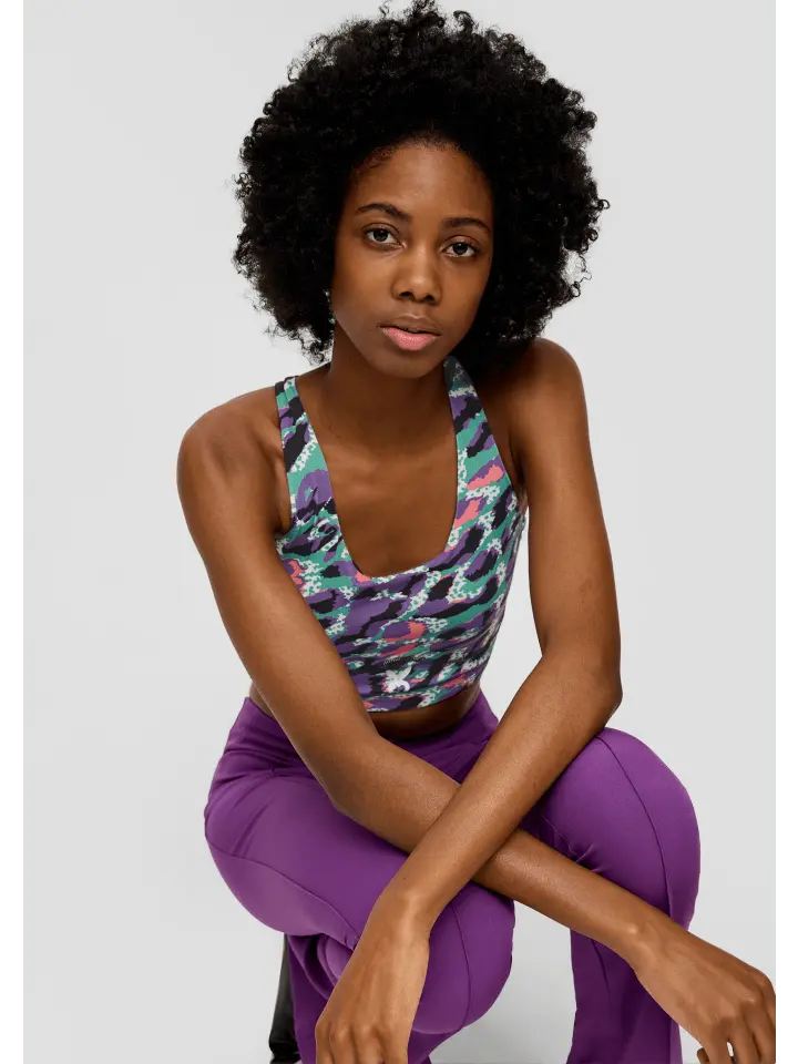 Футболка QS keine Ärmellänge, цвет mehrfarbig-türkis
Футболка QS keine Ärmellänge, цвет mehrfarbig-türkis