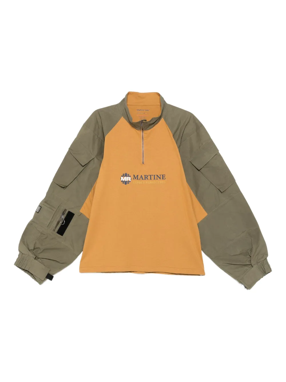 Толстовка с воротником на молнии Martine Rose, коричневый
Толстовка с воротником на молнии Martine Rose, коричневый