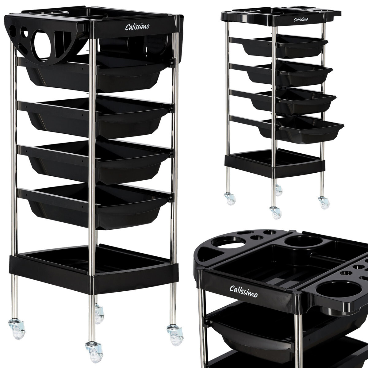 Парикмахерская косметичка для салона X7, универсальный шкаф-стол-тележка на колесах Calissimo
Парикмахерская косметичка для салона X7, универсальный шкаф-стол-тележка на колесах Calissimo