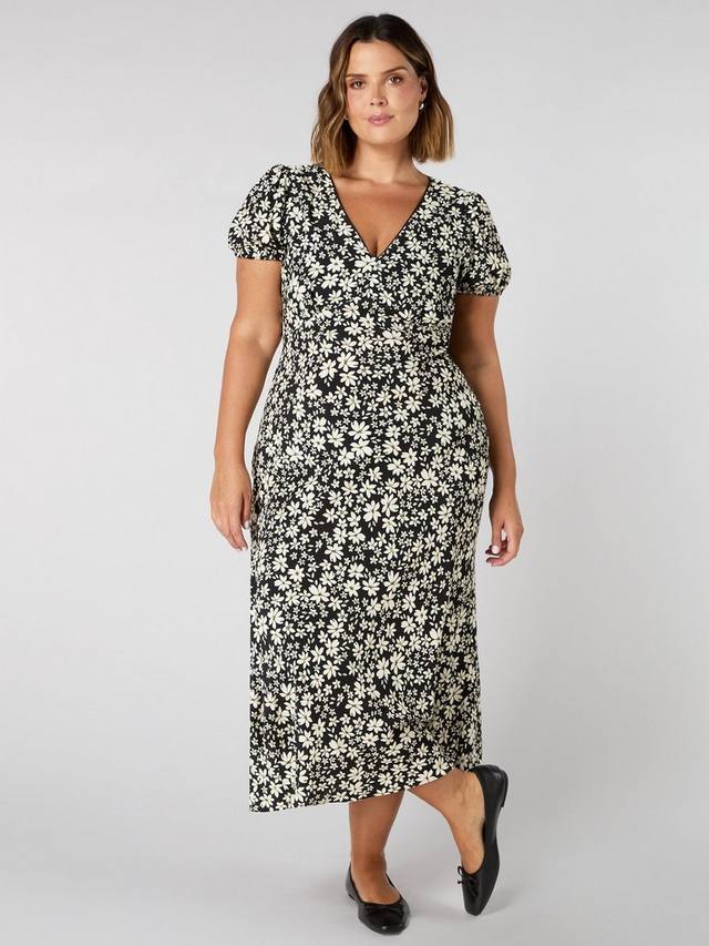 Пышное платье с пышными рукавами в цветочек Live Unlimited, черный
Пышное платье с пышными рукавами в цветочек Live Unlimited, черный