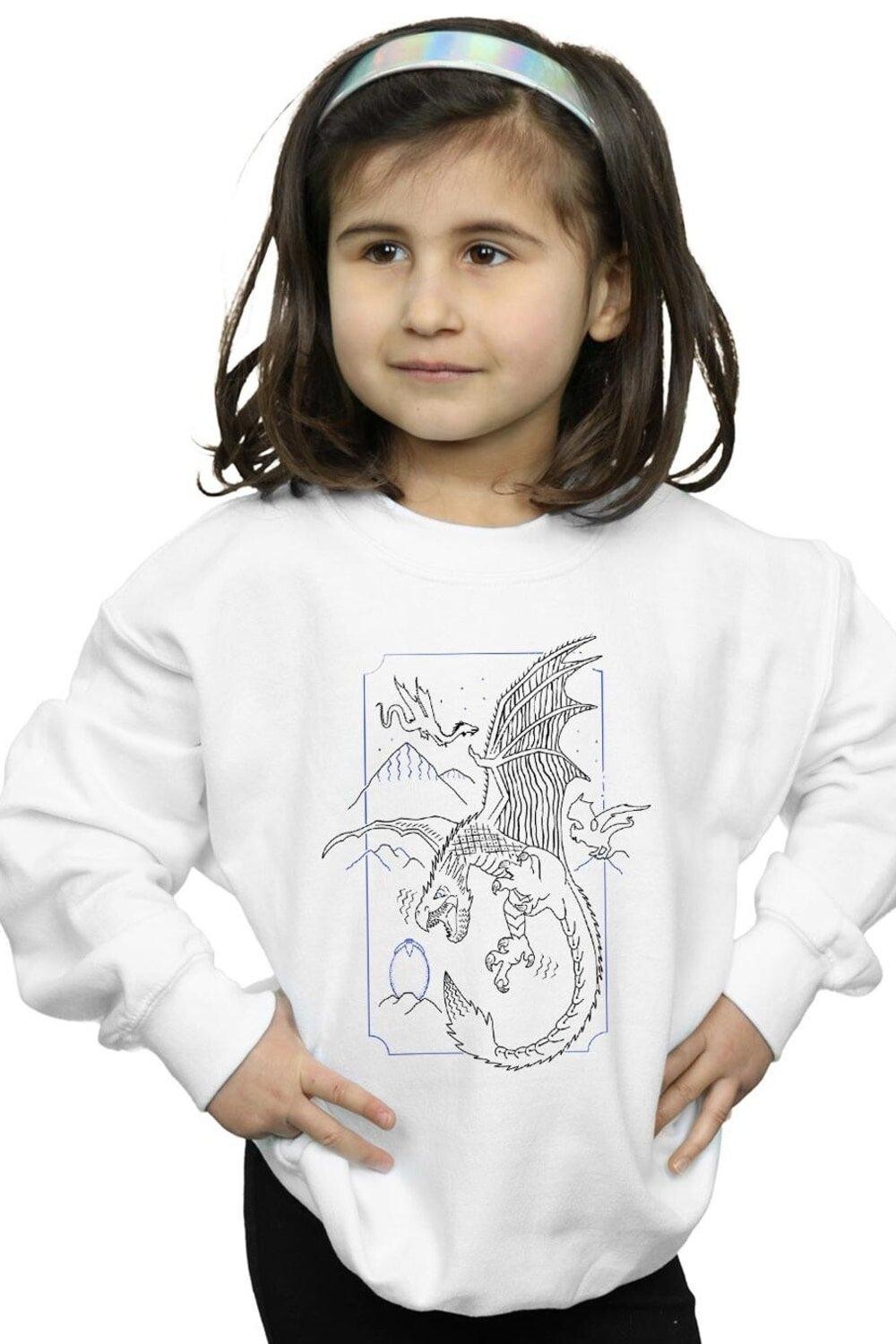 Толстовка с рисунком дракона Harry Potter, белый
Толстовка с рисунком дракона Harry Potter, белый