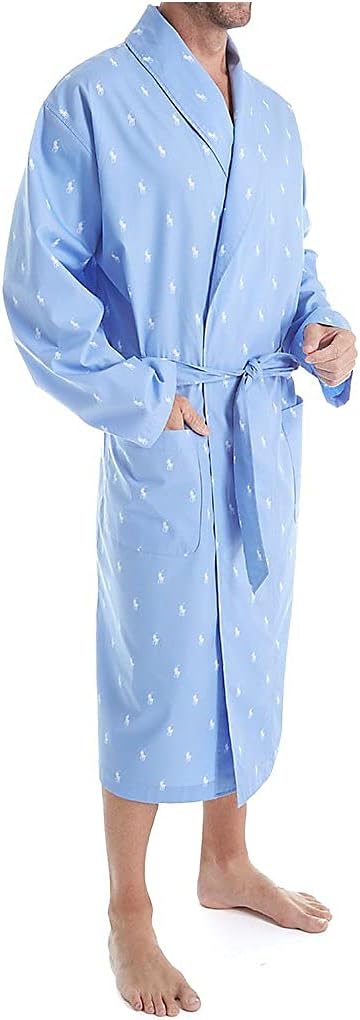 POLO RALPH LAUREN Мужской халат из хлопка с пони All Over L009 S/M, Blue
POLO RALPH LAUREN Мужской халат из хлопка с пони All Over L009 S/M, Blue