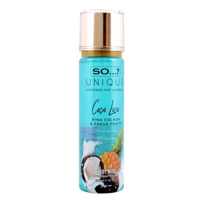 Уникальный спрей для тела Coco Loco So, 150 мл
Уникальный спрей для тела Coco Loco So, 150 мл