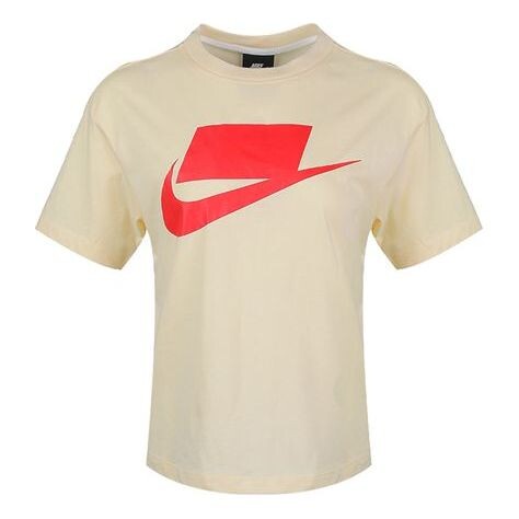 Футболка спортивная грудь классика большой логотип короткий рукав Nike, желтый 
Футболка спортивная грудь классика большой логотип короткий рукав Nike, желтый