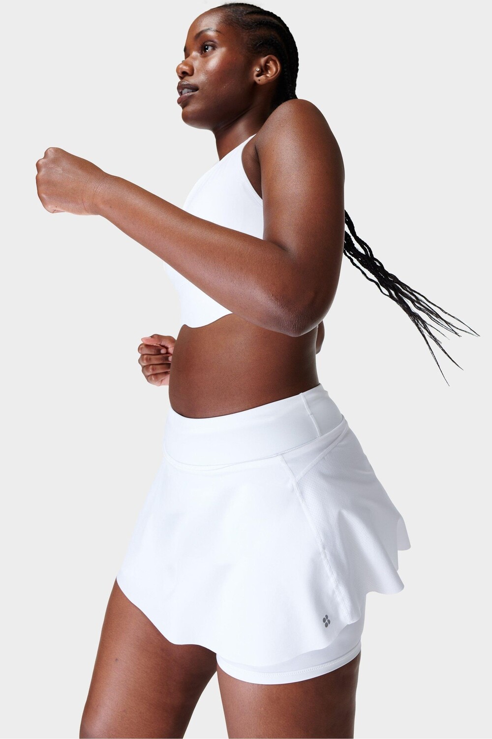 Быстрая юбка Sweaty Betty, белый 
Быстрая юбка Sweaty Betty, белый