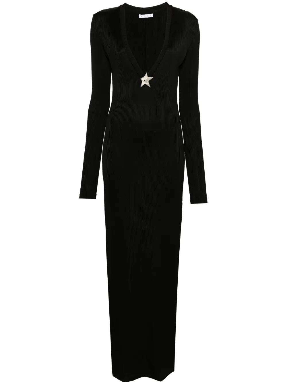 Платье макси в рубчик AREA, черный
Платье макси в рубчик AREA, черный