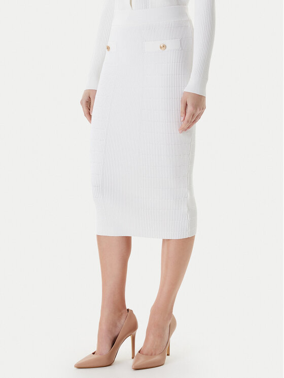 Облегающая юбка-карандаш W5YD66 Z0130 Guess, белый
Облегающая юбка-карандаш W5YD66 Z0130 Guess, белый