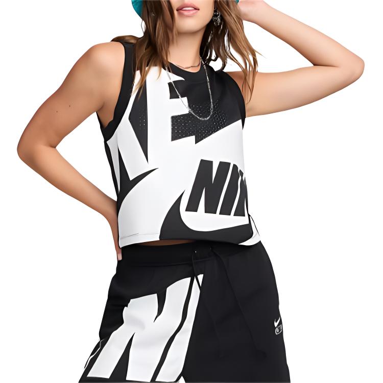 Nike Майка-топ женская black/white
Nike Майка-топ женская black/white