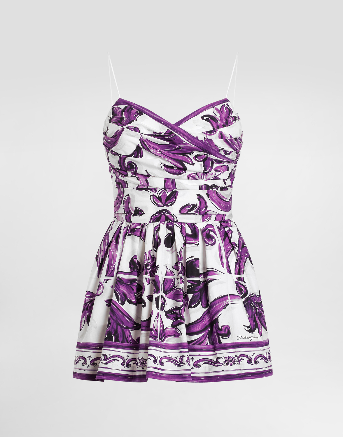 Платье из поплина с принтом "майолика" Dolce & Gabbana, мультиколор
Платье из поплина с принтом "майолика" Dolce & Gabbana, мультиколор