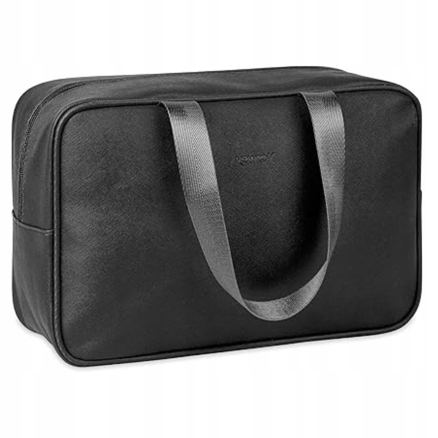 Полноразмерная большая дорожная косметичка, органайзер для женщин, черная TRS
Полноразмерная большая дорожная косметичка, органайзер для женщин, черная TRS