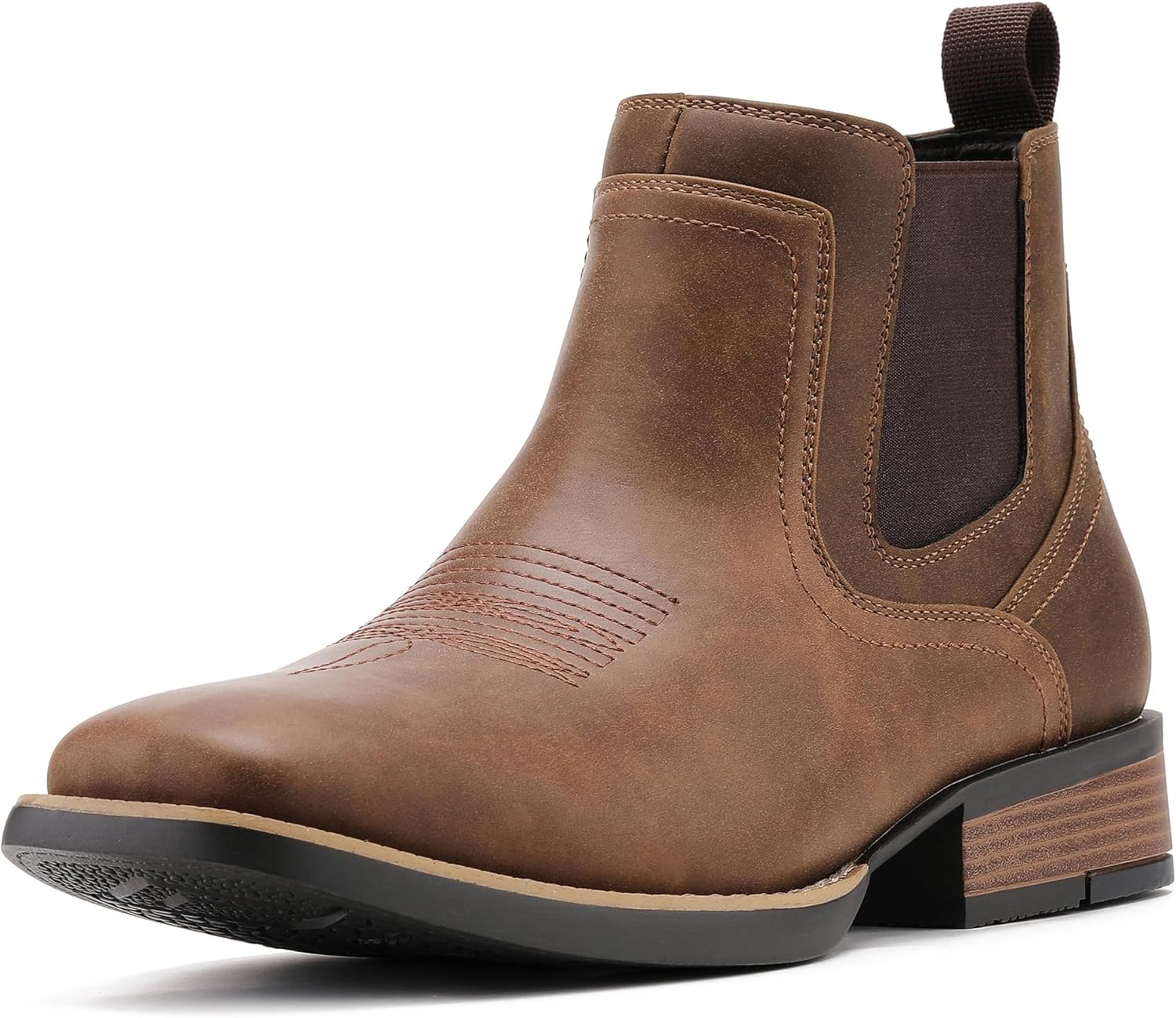 Мужские вестерн-сапоги JASONSTAR - Мужские ботинки с квадратным носком Chelsea, ковбойские ботинки на щиколотку, повседневные ретро-стильные ботинки, темно-коричневый
Мужские вестерн-сапоги JASONSTAR - Мужские ботинки с квадратным носком Chelsea, ковбойские ботинки на щиколотку, повседневные ретро-стильные ботинки, темно-коричневый