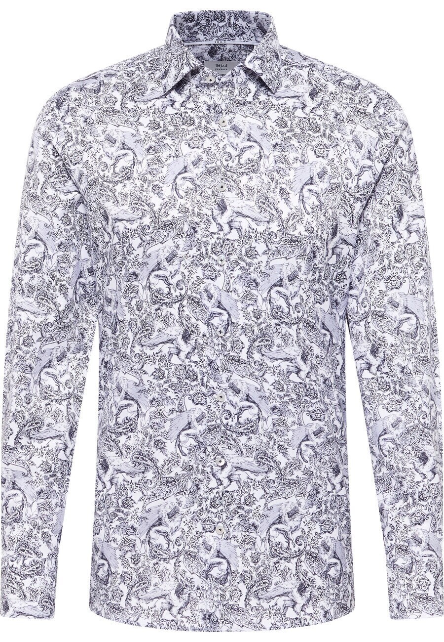 Рубашка делового кроя Slim Fit ETERNA, черный
Рубашка делового кроя Slim Fit ETERNA, черный