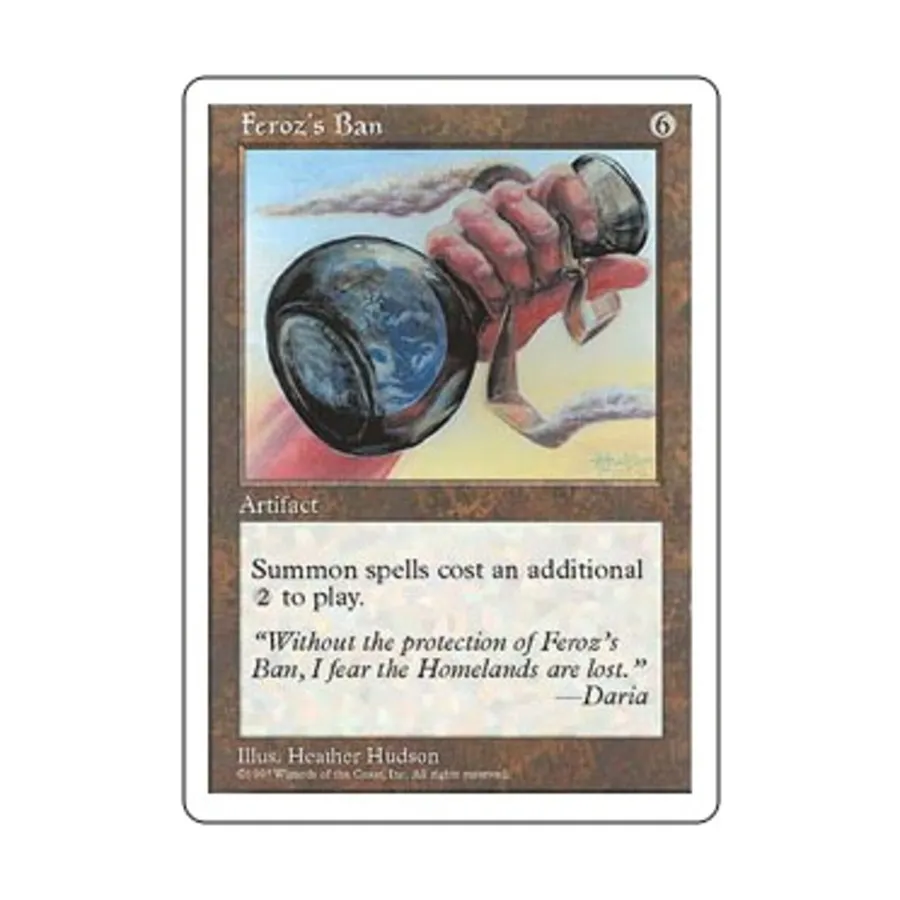 CCG Запрет Фероза (клавиша R), MTG - 5th Edition
CCG Запрет Фероза (клавиша R), MTG - 5th Edition