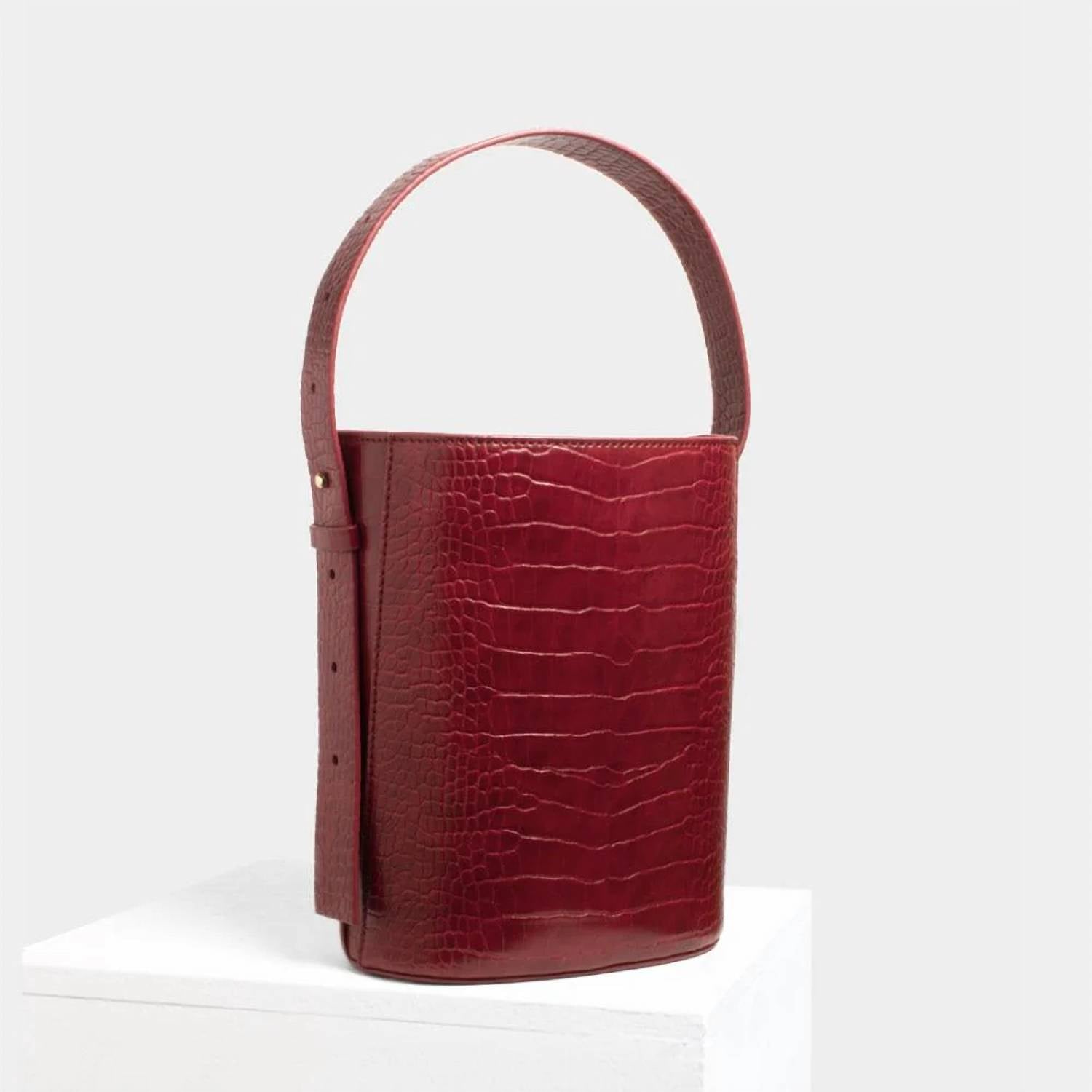 София красная сумка-ведро SiiZU, Красный, София красная сумка-ведро SiiZU
София красная сумка-ведро SiiZU, Красный, София красная сумка-ведро SiiZU