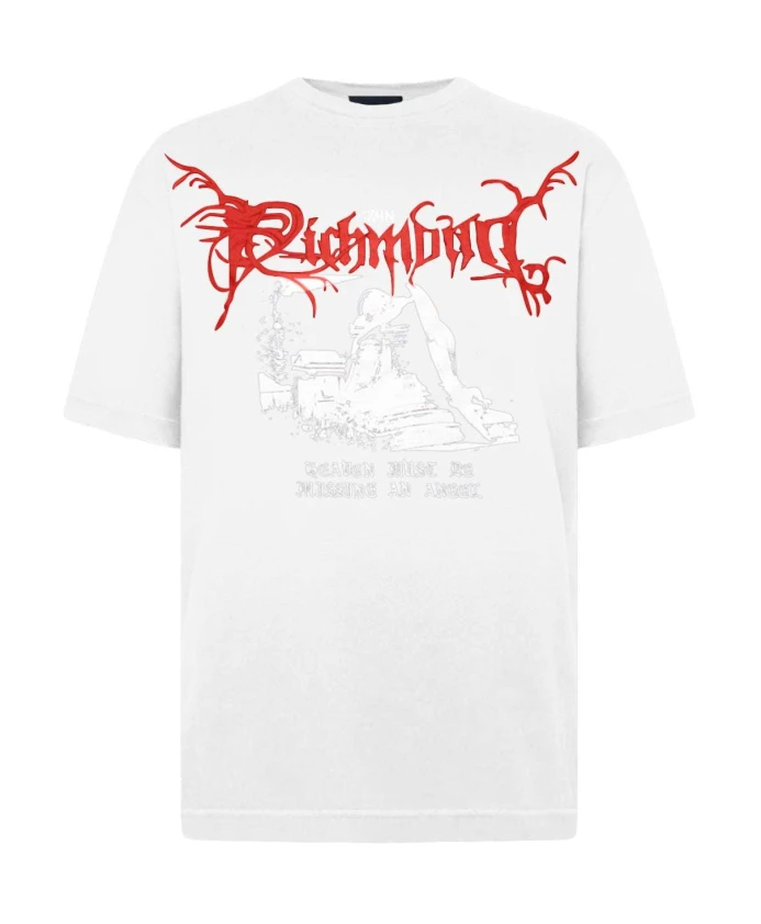 Футболка с графическим принтом John Richmond, белый
Футболка с графическим принтом John Richmond, белый