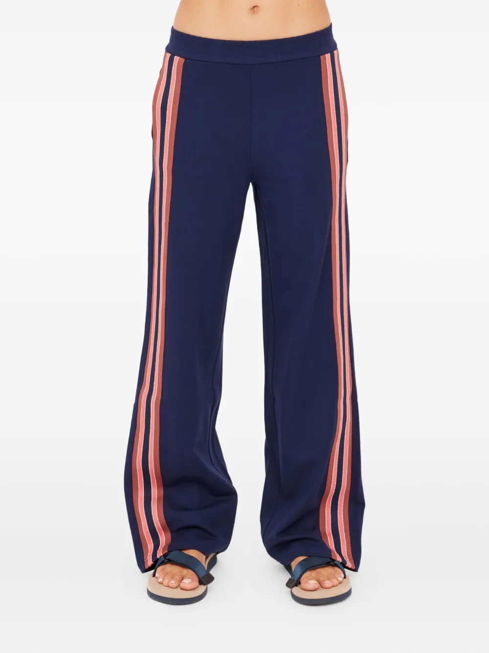 Широкие брюки Ananda в полоску The Upside, синий
Широкие брюки Ananda в полоску The Upside, синий