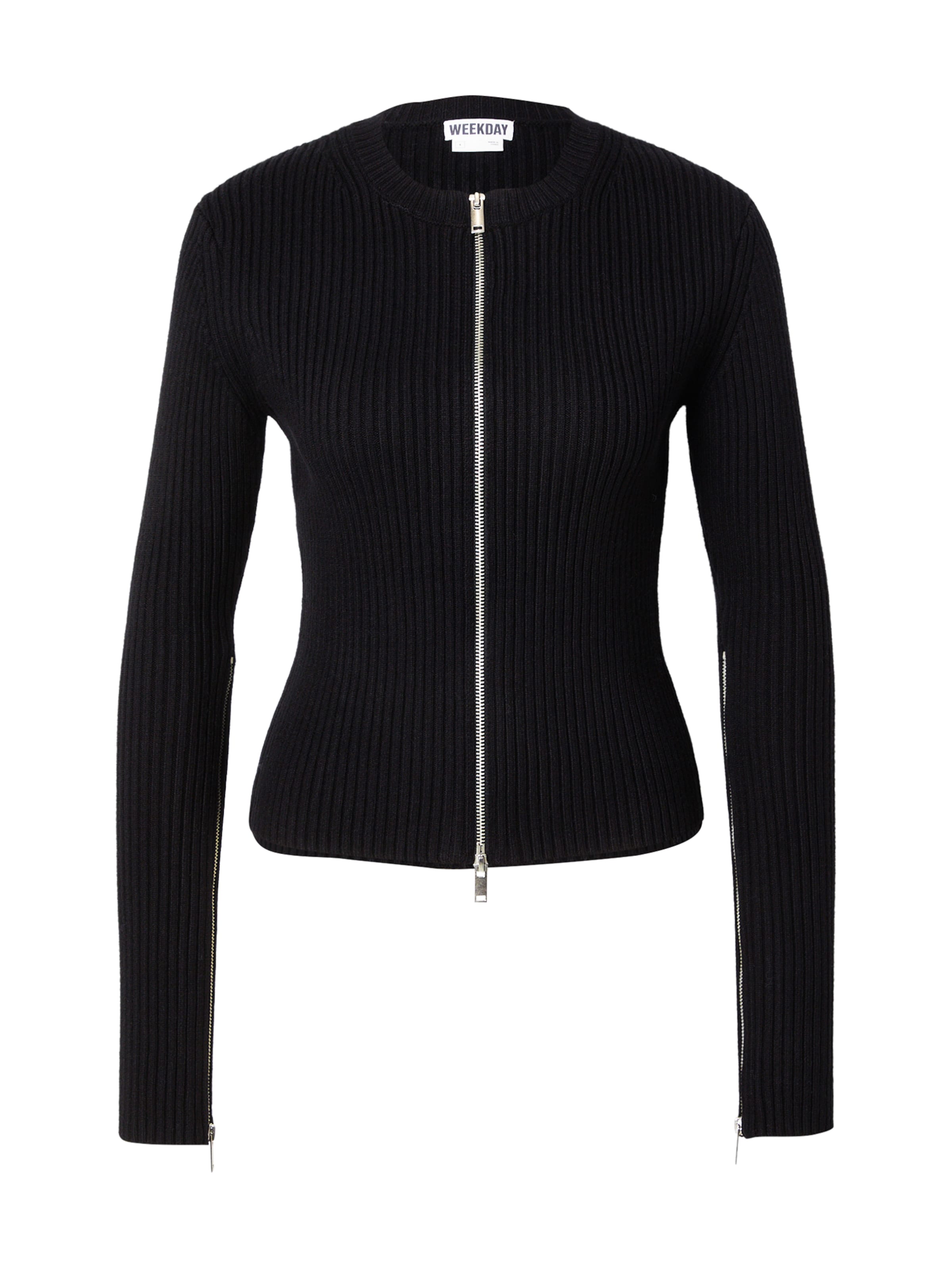 WEEKDAY Кардиган 'Genie' вязаный, черный
WEEKDAY Кардиган 'Genie' вязаный, черный