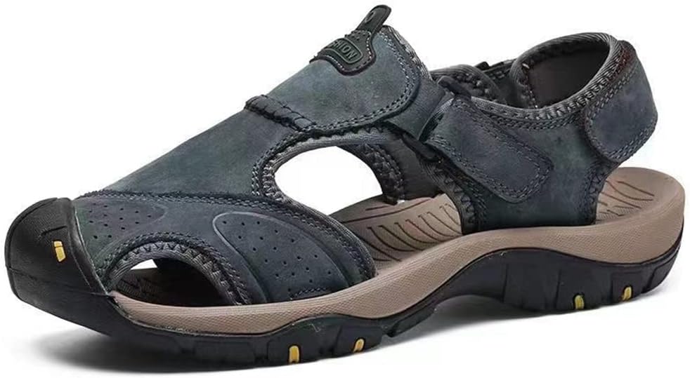 Мужские повседневные сандалии Rojeam для ходьбы, пляжные туфли с закрытым носком, спортивные сандалии для активного отдыха, летние сандалии для походов и треккинга, синий
Мужские повседневные сандалии Rojeam для ходьбы, пляжные туфли с закрытым носком, спортивные сандалии для активного отдыха, летние сандалии для походов и треккинга, синий