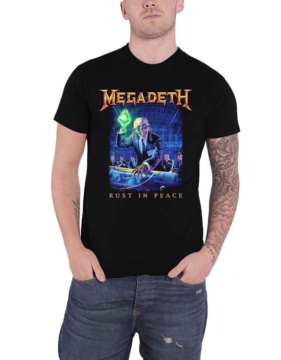 Футболка с треклистом Rust In Peace Megadeth, черный
Футболка с треклистом Rust In Peace Megadeth, черный