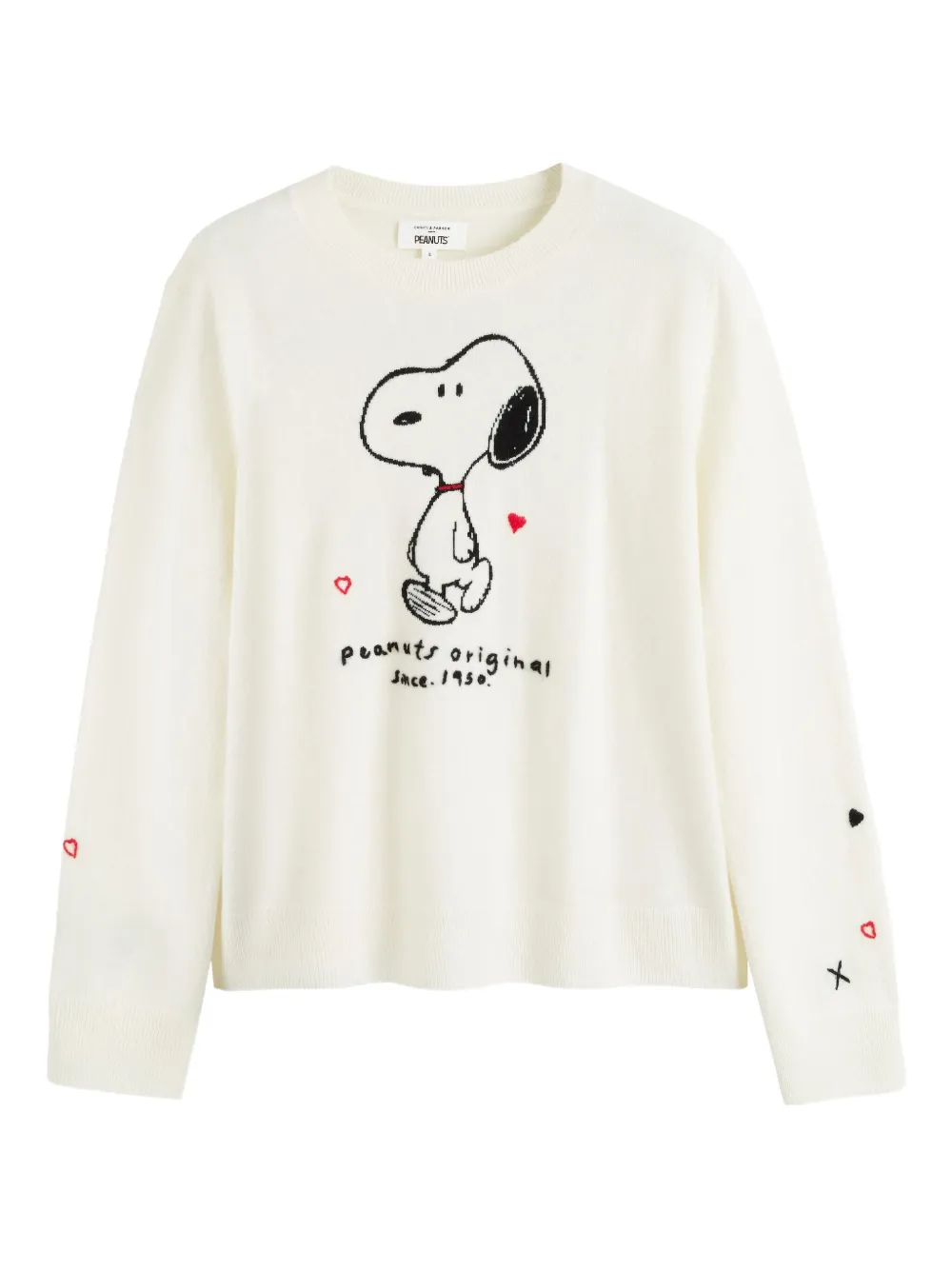 Свитер с декором Snoopy из коллаборации с Peanuts Chinti & Parker, нейтральный
Свитер с декором Snoopy из коллаборации с Peanuts Chinti & Parker, нейтральный