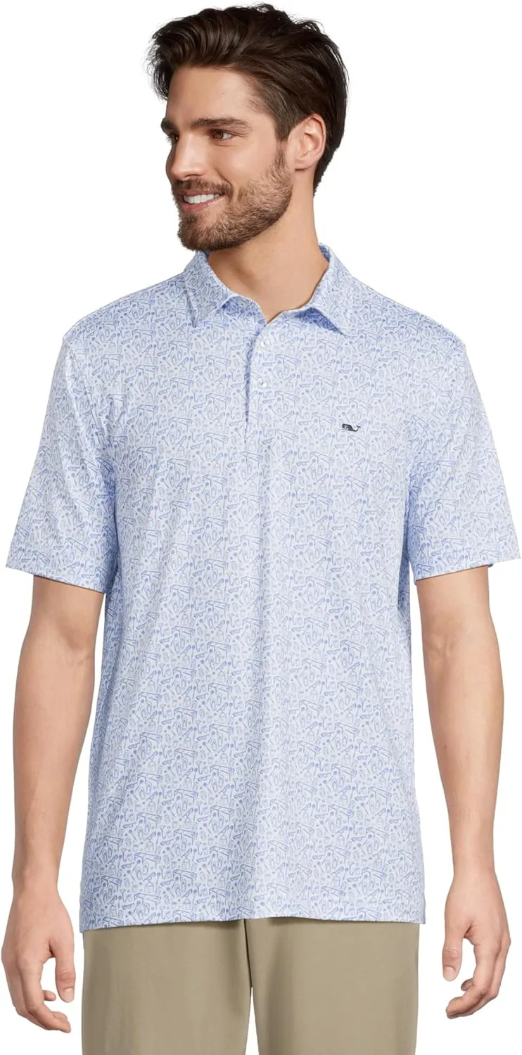 Vineyard Vines мужская поло Sankaty Performance с принтом
Vineyard Vines мужская поло Sankaty Performance с принтом