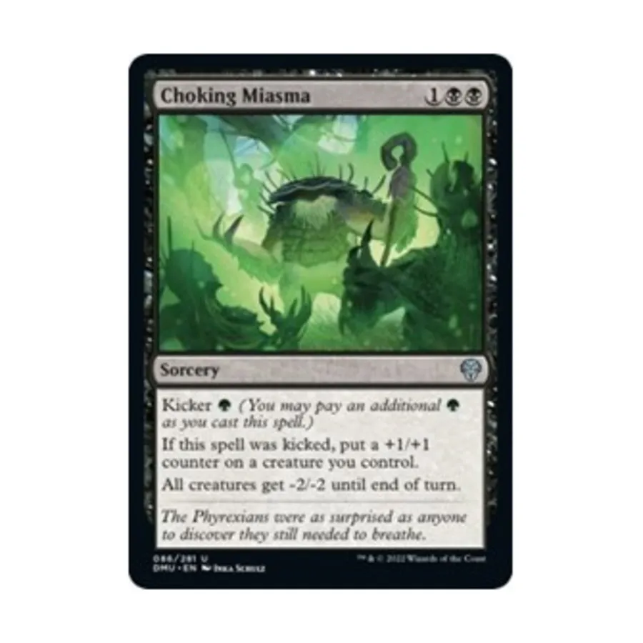 CCG Удушающие миазмы (U), MTG - Dominaria United
CCG Удушающие миазмы (U), MTG - Dominaria United