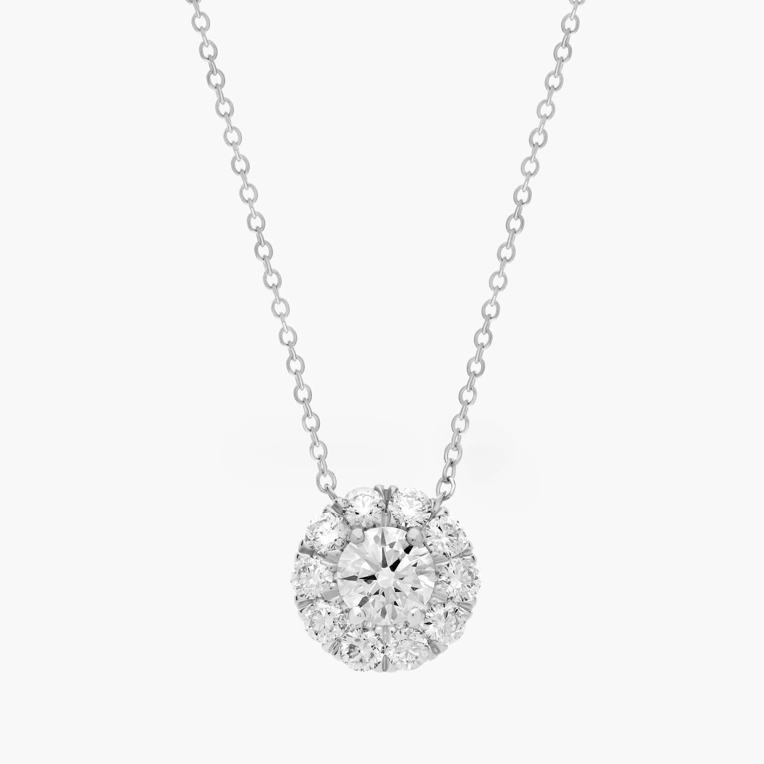 Подвеска Halo Diamond из платины (1 карат, Tw. - HI / SI1-SI2) Blue Nile
Подвеска Halo Diamond из платины (1 карат, Tw. - HI / SI1-SI2) Blue Nile