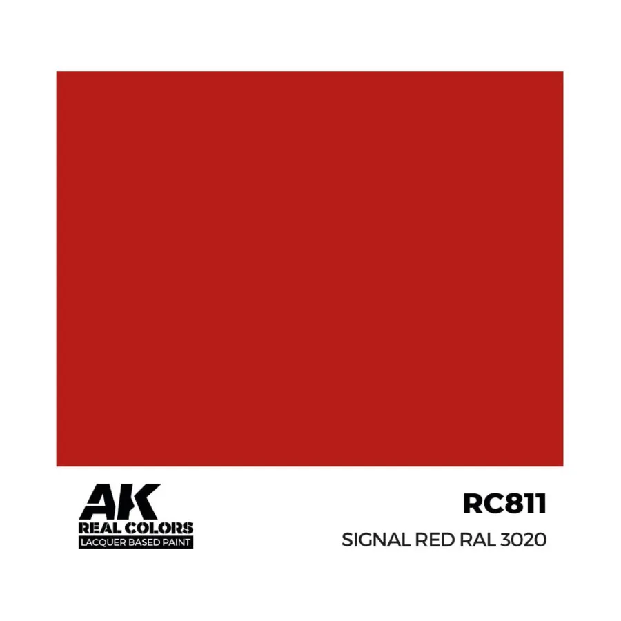 Сигнально-красный RAL 3020, Paint - Real Color, Dropper Bottles (AK-Interactive)
Сигнально-красный RAL 3020, Paint - Real Color, Dropper Bottles (AK-Interactive)